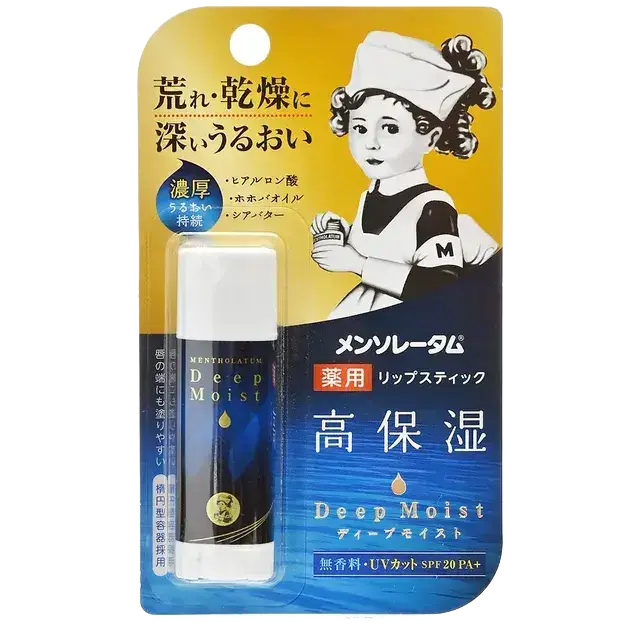 Rohto Mentholatum Deep Moist Lip Balm SPF 20 Fragrance-Free