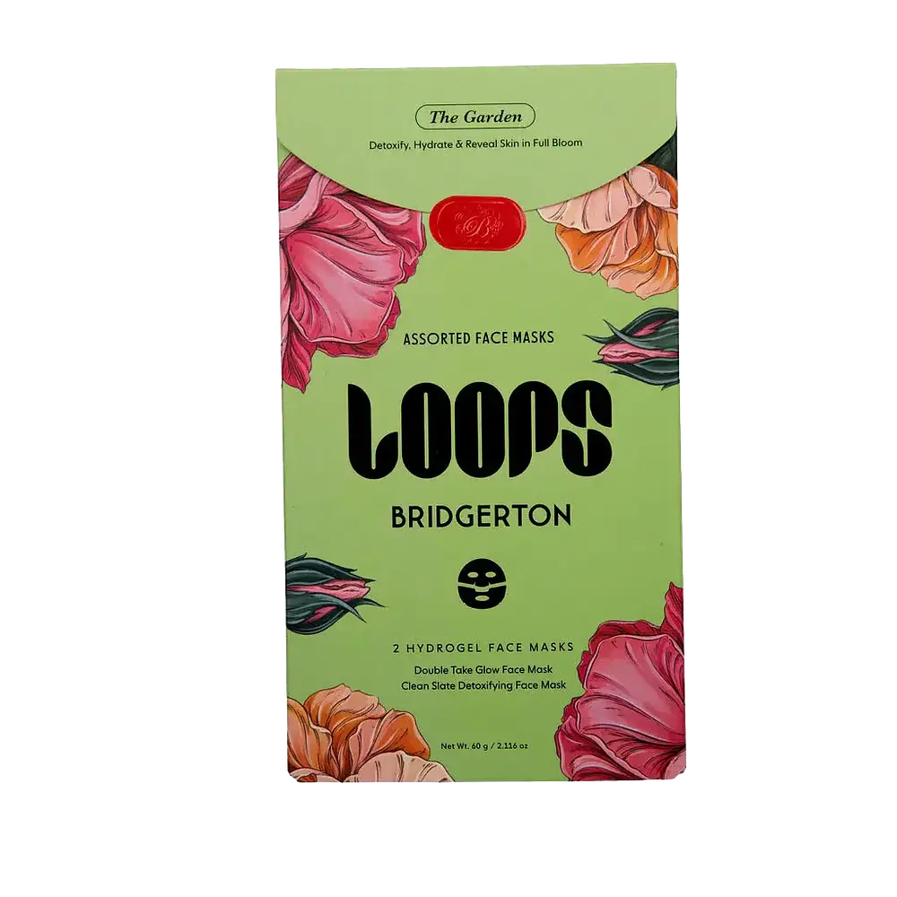 Loops Loops X Bridgerton: The Garden Hydrogel Face Masks