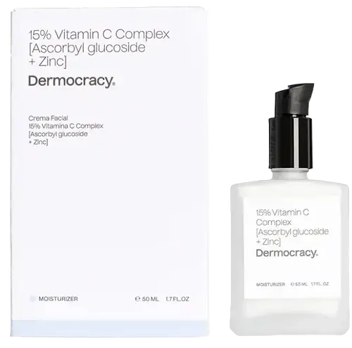 Dermocracy Hidratante 15% Vitamina C Complex (Ascorbyl Glucoside + Zinc)