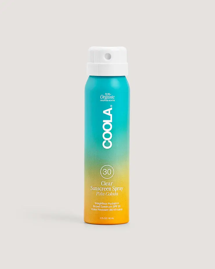 COOLA Clear Sunscreen Spray Piña Colada