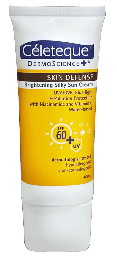 Celeteque Skin Defense Brightening Silky Sun Cream SPF 60+