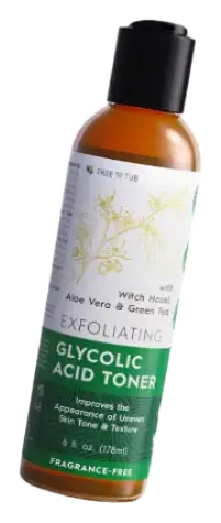 Tree to Tub Exfoliating Glycolic Acid Toner Fragrance Free