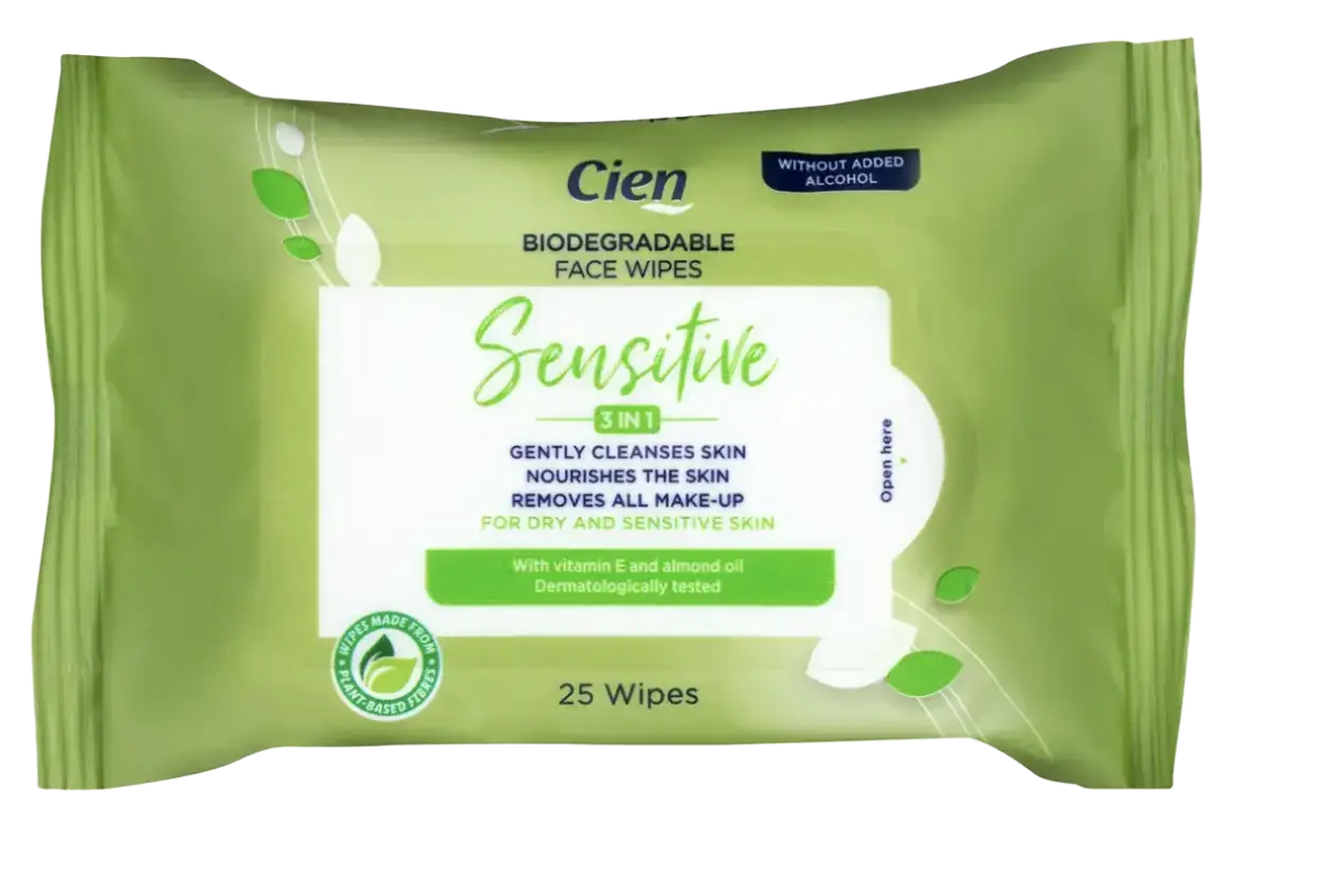 Cien Face Wipes Sensitive