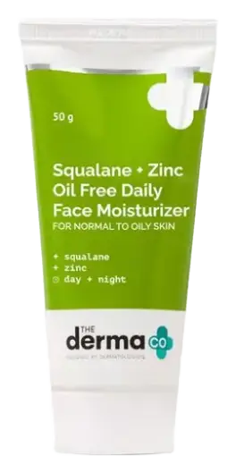 The Derma Co Squalane + Zinc Oil Free Daily Face Moisturizer