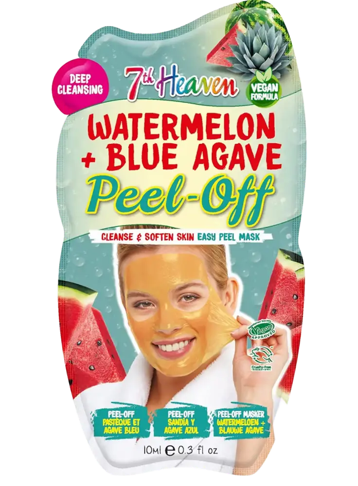 7th Heaven Watermelon + Blue Agave Peel-Off Face Mask