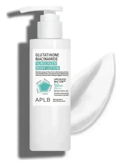 APLB Glutathione Niacinamide Sunscreen Body Lotion SPF 50 PA++++