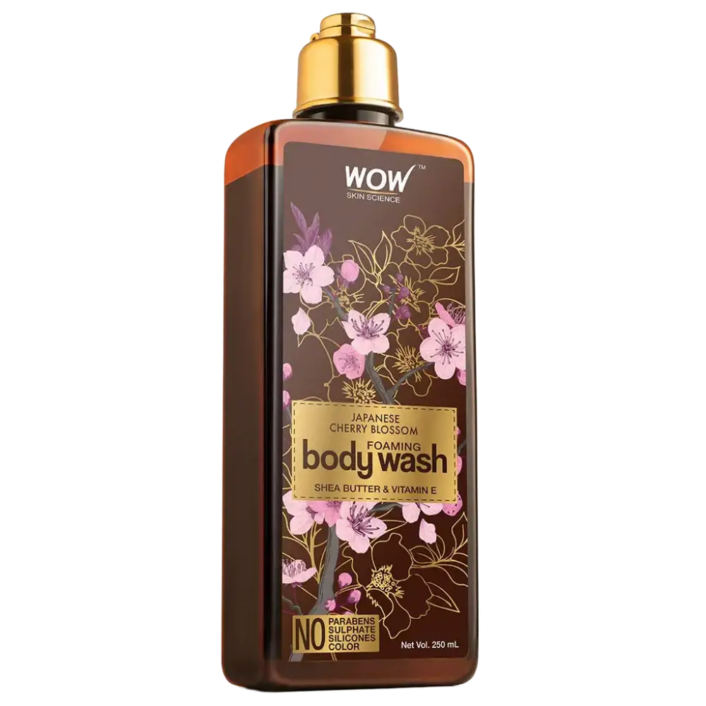 Wow Skin Science Japanese Cherry Blossom Foaming Body Wash