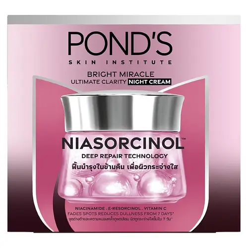 Pond's Niasorcinol Bright Miracle Ultimate Clarity Night Cream Thailand