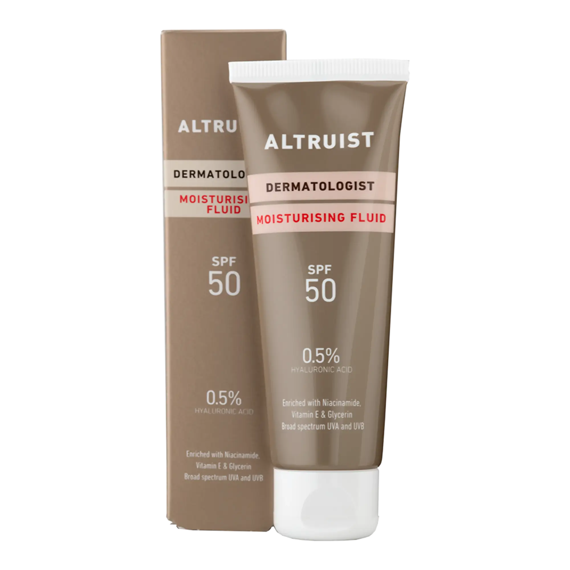Altruist Moisturising Fluid SPF 50