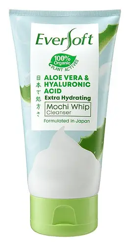 Eversoft Aloe Vera & Hyaluronic Acid Extra Hydrating Mochi Whip Cleanser