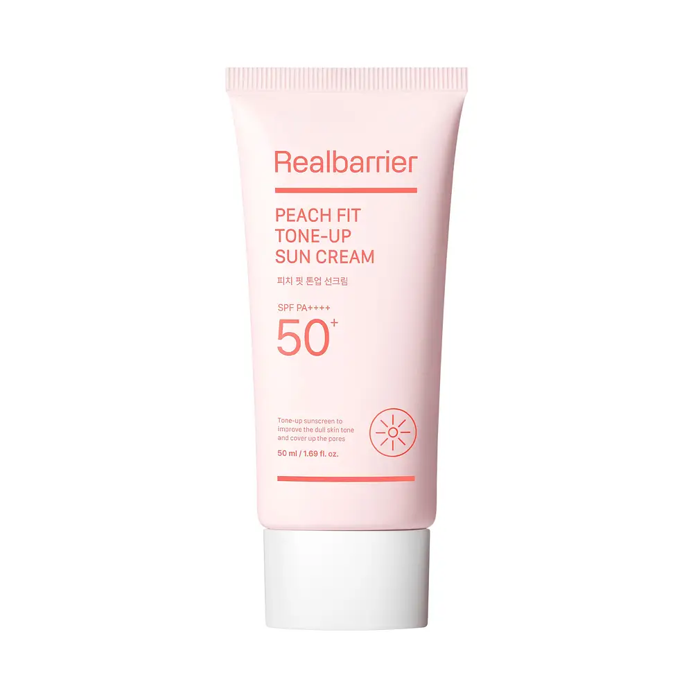 Real Barrier Peach Fit Tone-Up Sun Cream SPF 50+ PA++++