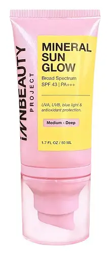 iNNBEAUTY PROJECT Mineral Sun Glow Broad Spectrum SPF 43 PA +++ Medium-Deep