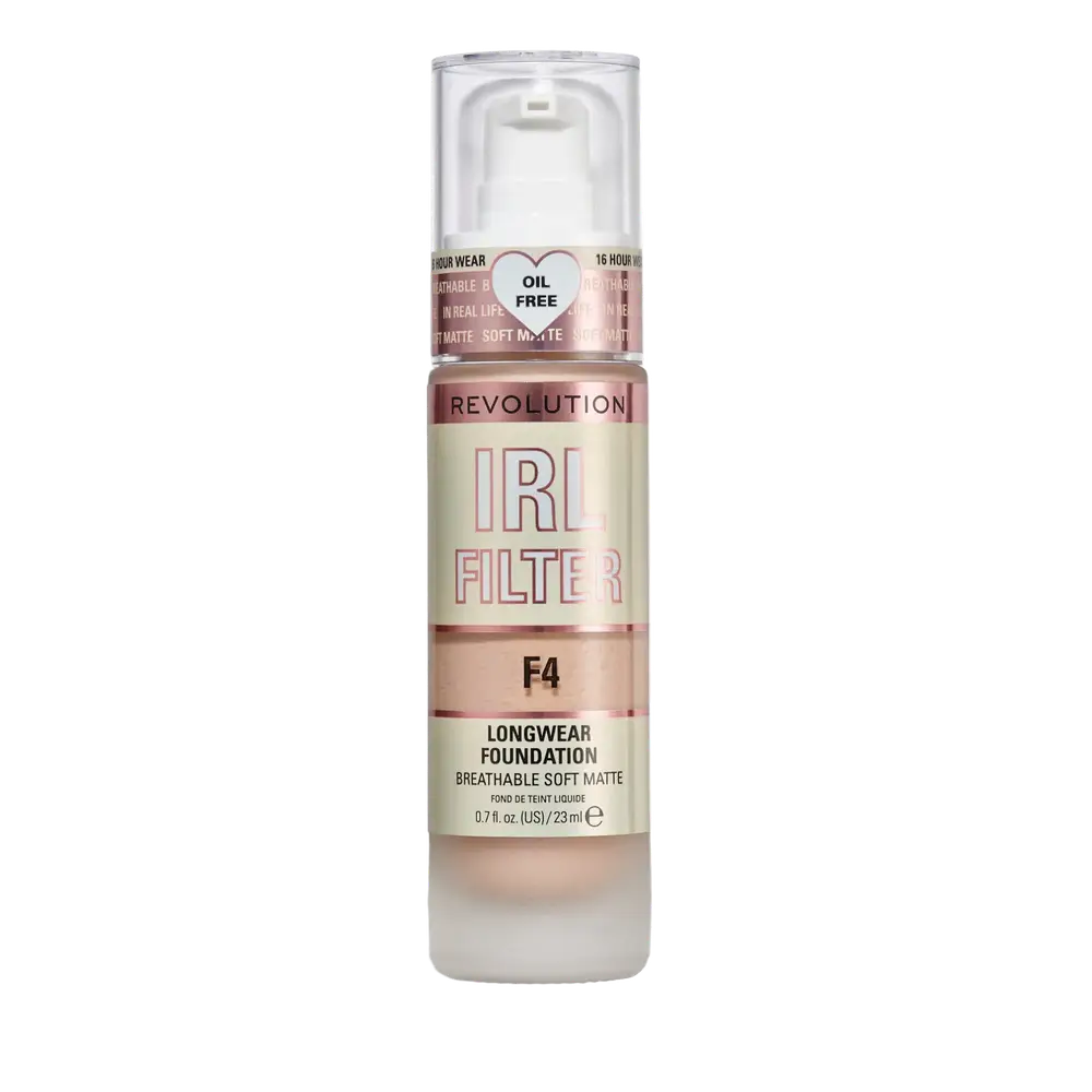 Revolution Beauty IRL Filter Longwear Foundation F4