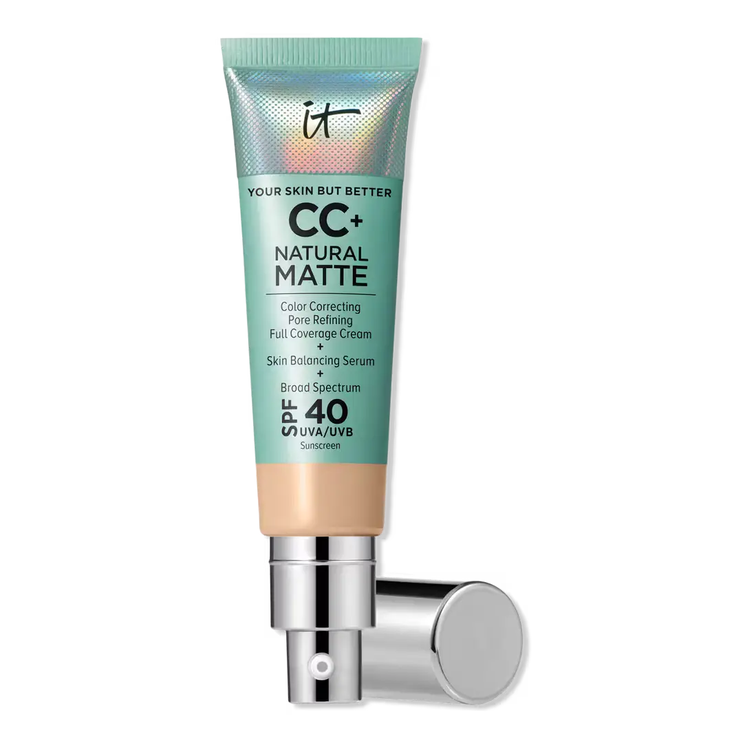 IT Cosmetics CC+ Cream Natural Matte Foundation SPF 40 Light