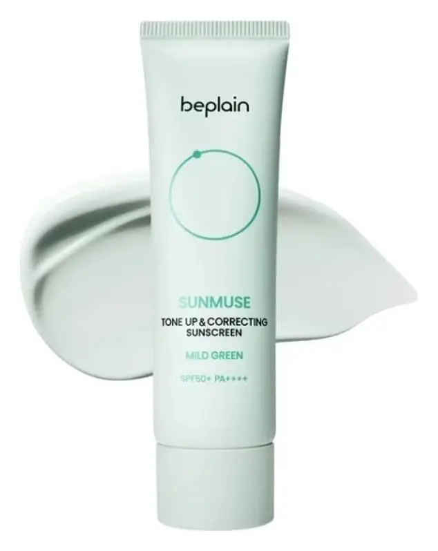 Beplain Sunmuse Tone Up & Correcting Sunscreen Mild Green SPF50+ PA++++