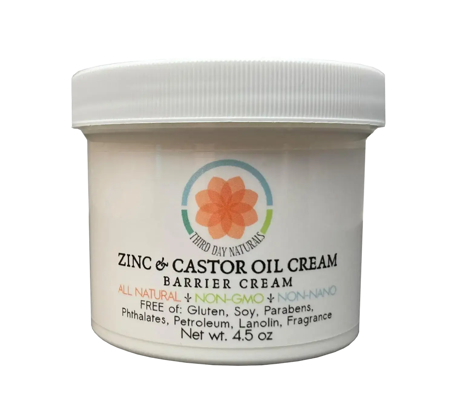 Third Day Naturals Zinc And Castor Oil Cream