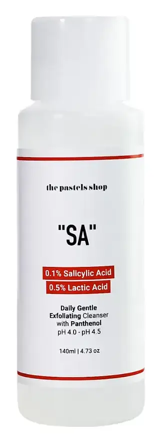 The Pastels Shop "SA" Cleanser 0.1% Salicylic Acid + 0.5% Lactic Acid