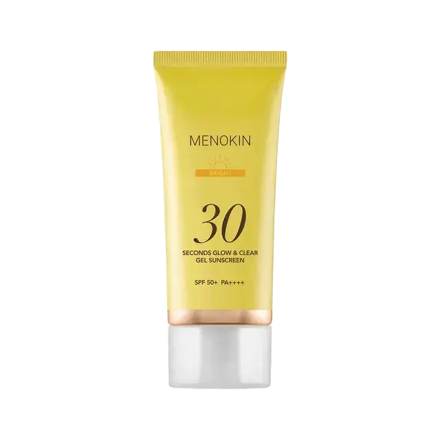 Menokin 30 Seconds Glow & Clear Gel Sunscreen SPF 50+ Bright