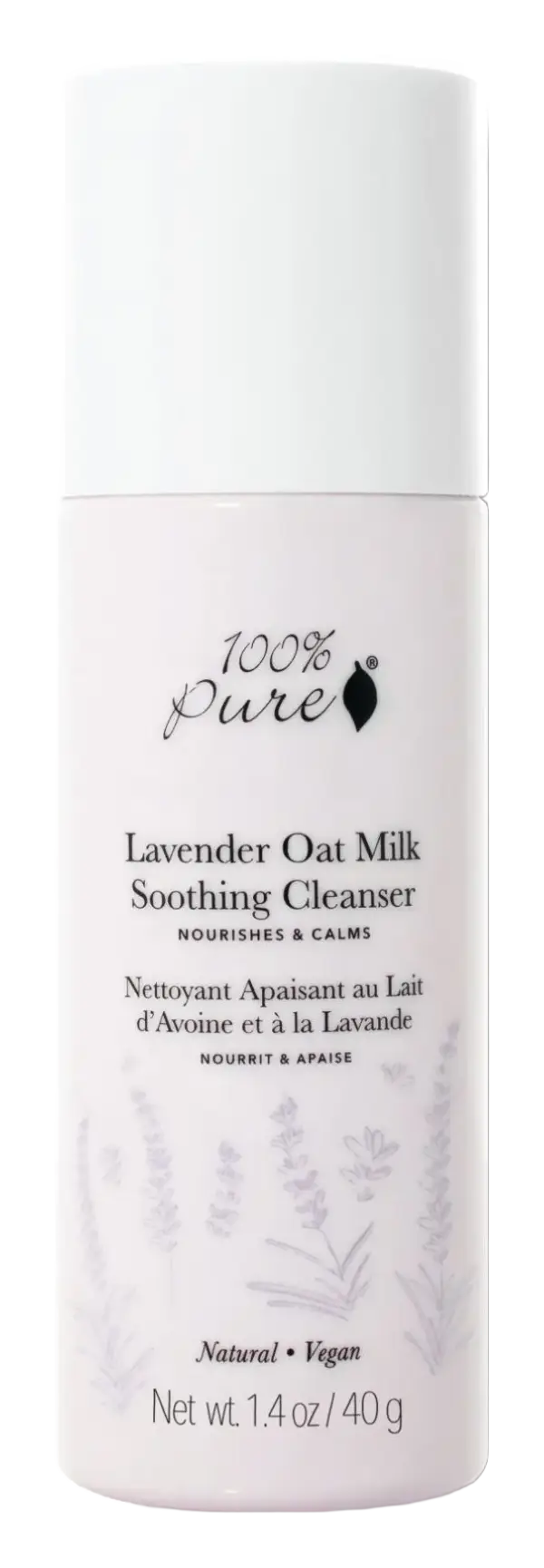 100% Pure Lavender Oat Milk Soothing Cleanser