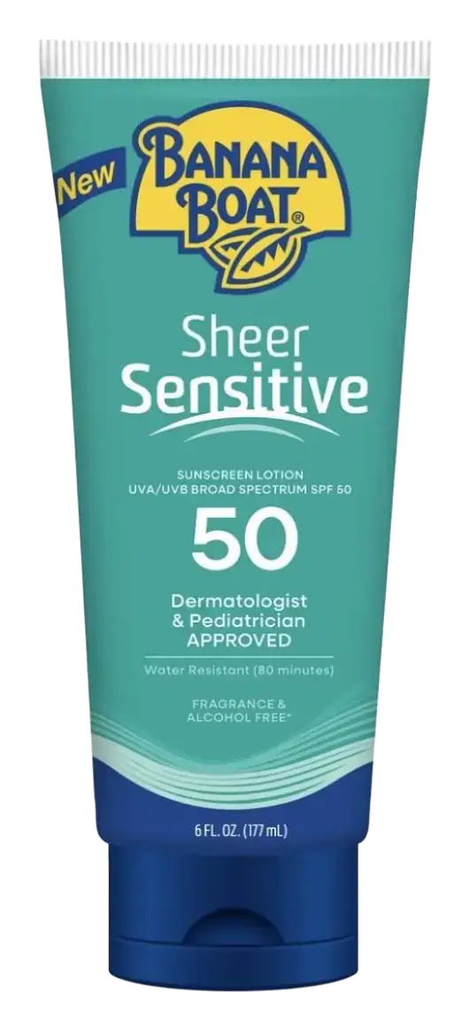 Banana Boat Sheer Sensitive Sunscreen Lotion SPF 50