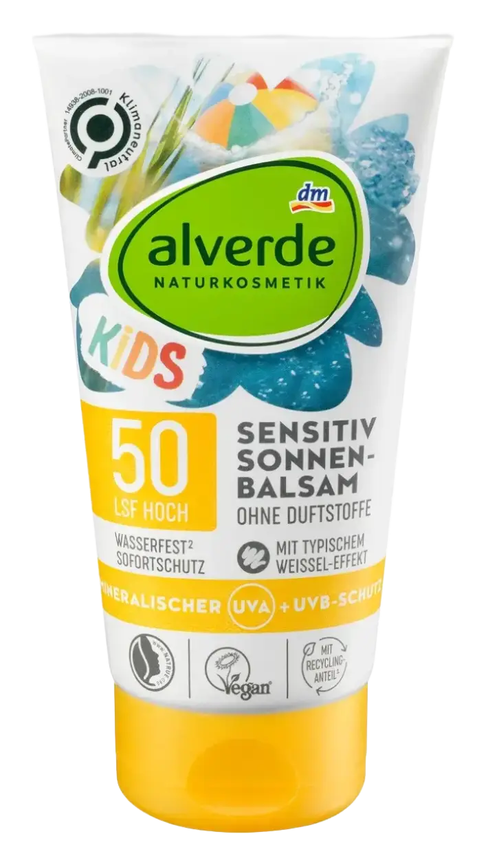 Alverde Naturkosmetik Sensitive-Sunscreen For Kids LSF50