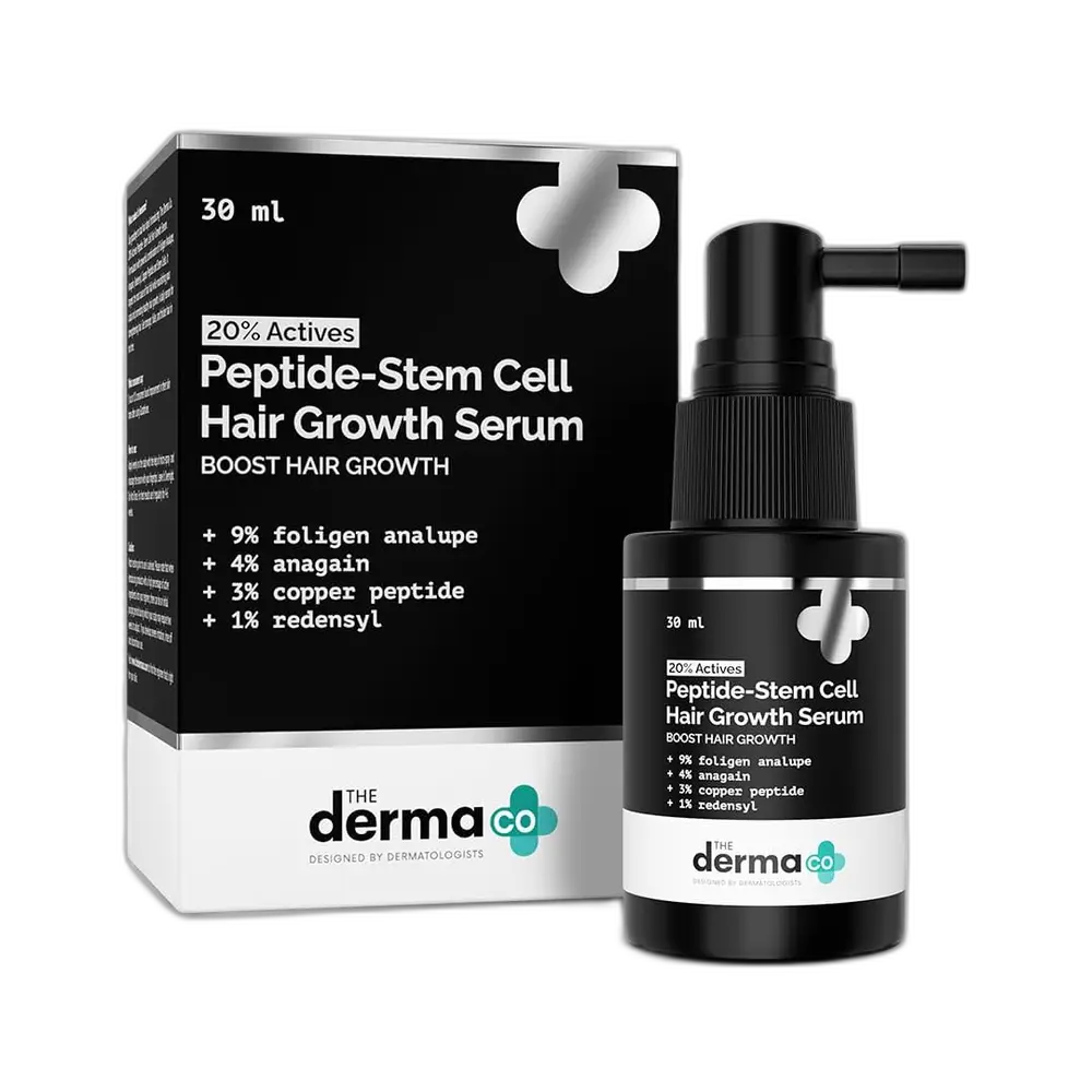 The Derma Co 20% Actives Peptide-Stem Cell Hair Growth Serum