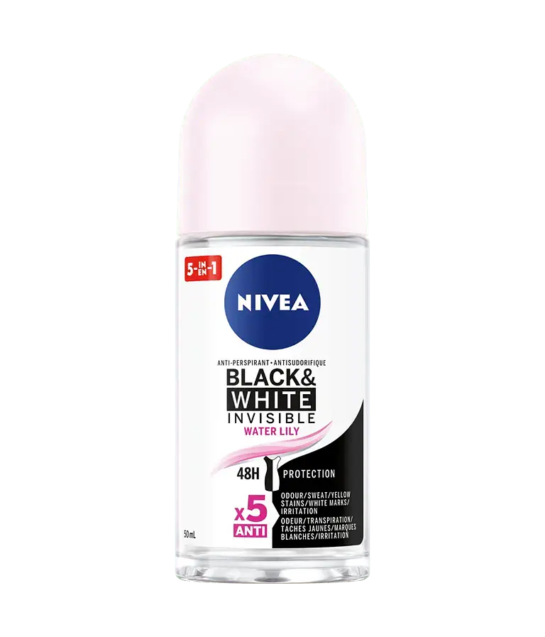 Nivea Black & White Invisible Deodorant Water Lily
