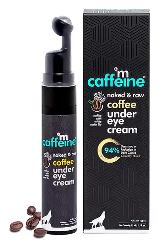 mCaffeine Coffee Under Eye Cream for Dark Circles & Puffiness