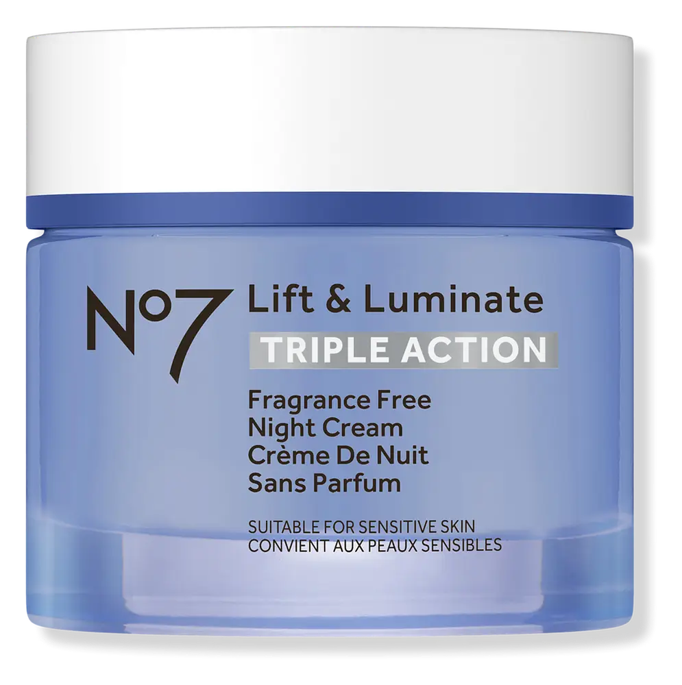 No7 Lift & Luminate Triple Action Night Cream Fragrance Free