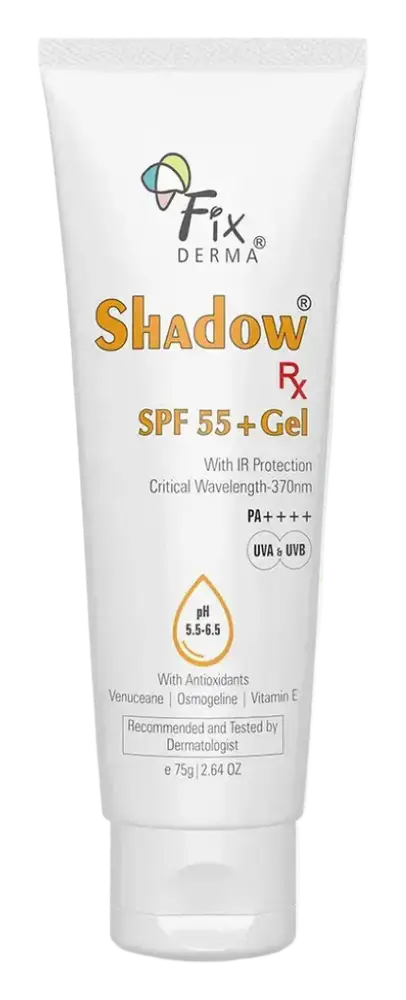 Fixderma Skincare Shadow Rx SPF 55+ Gel Sunscreen