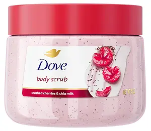 Dove Body Scrub Crushed Cherries & Chia Milk