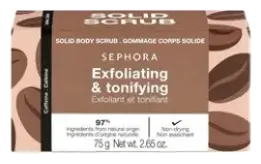 Sephora Collection Solid Body Scrub Exfoliating & Tonifying Caffeine
