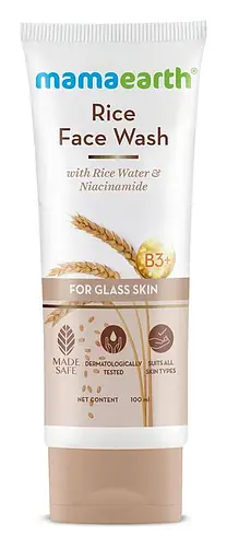 Mamaearth Rice Face Wash With Rice Water & Niacinamide