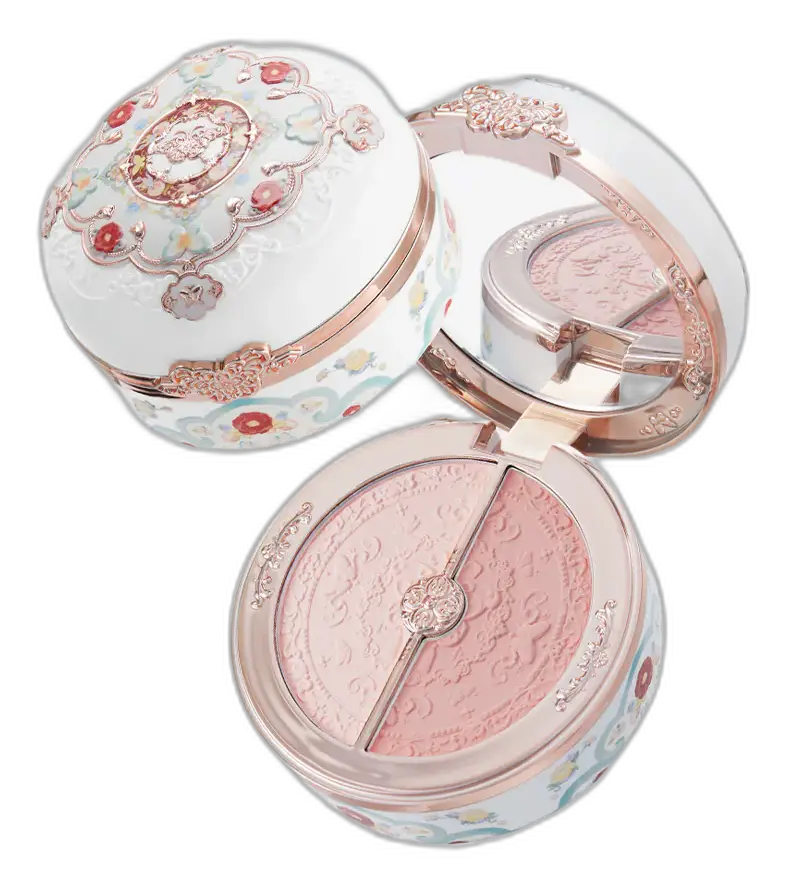 Flower Knows Butterfly Cloud Collar Rouge Box Highlighting & Blush Duo Powder 01 Rouge Snow