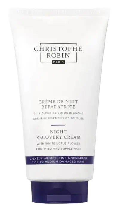 Christophe Robin Night Recovery Cream With White Lotus Flower