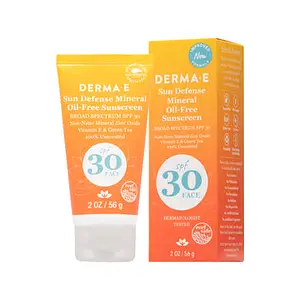 Derma E Sun Defense Mineral Oil Free Sunscreen SPF 30 Face