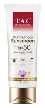 T.A.C (The Ayurveda Co.) Kumkumadi Sunscreen SPF 50