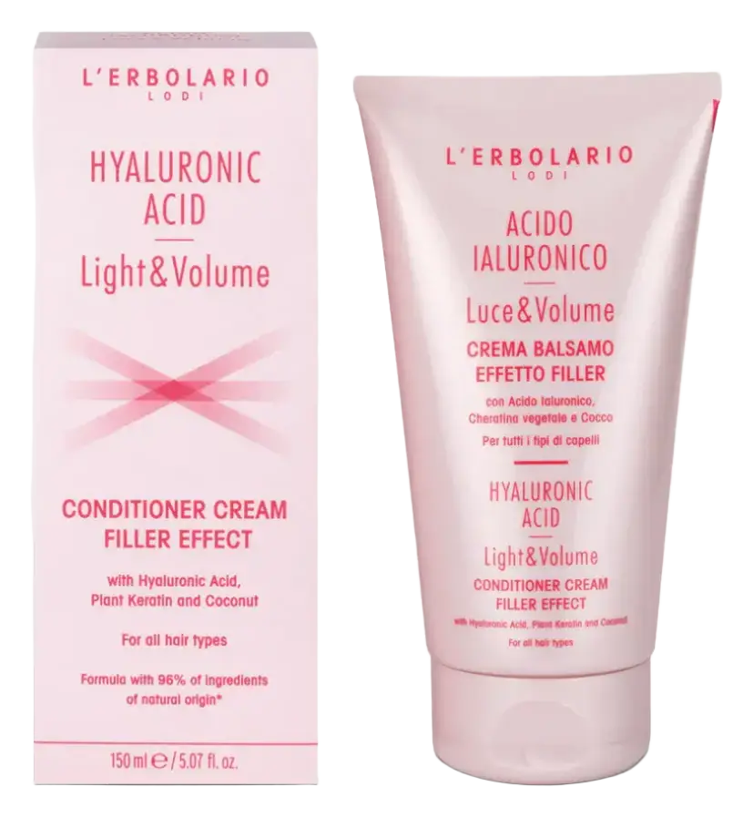 L'Erbolario Hyaluronic Acid Light & Volume Filler Effect Conditioner Cream