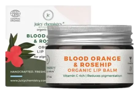 Juicy Chemistry Blood Orange And Rosehip Lip Balm