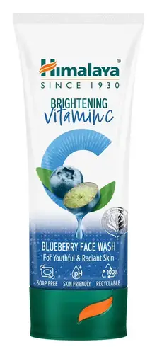 Himalaya Brightening Vitamin C Blueberry Face Wash