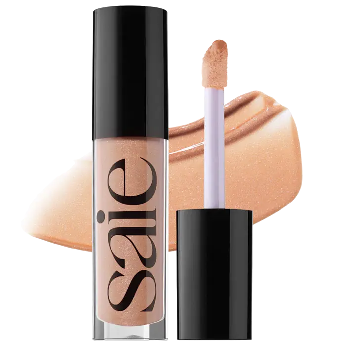 Saie Glossybounce High-Shine Hydrating Lip Gloss Oil Shake