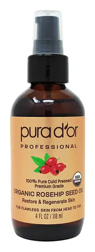 Pura D'or Organic Rosehip Seed Oil