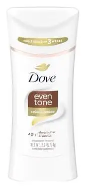 Dove Even Tone Antiperspirant Deodorant Stick Shea Butter & Vanilla