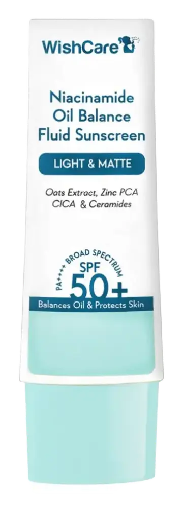 Wishcare 5% Niacinamide Oil Balance Fluid Sunscreen SPF50 PA++++