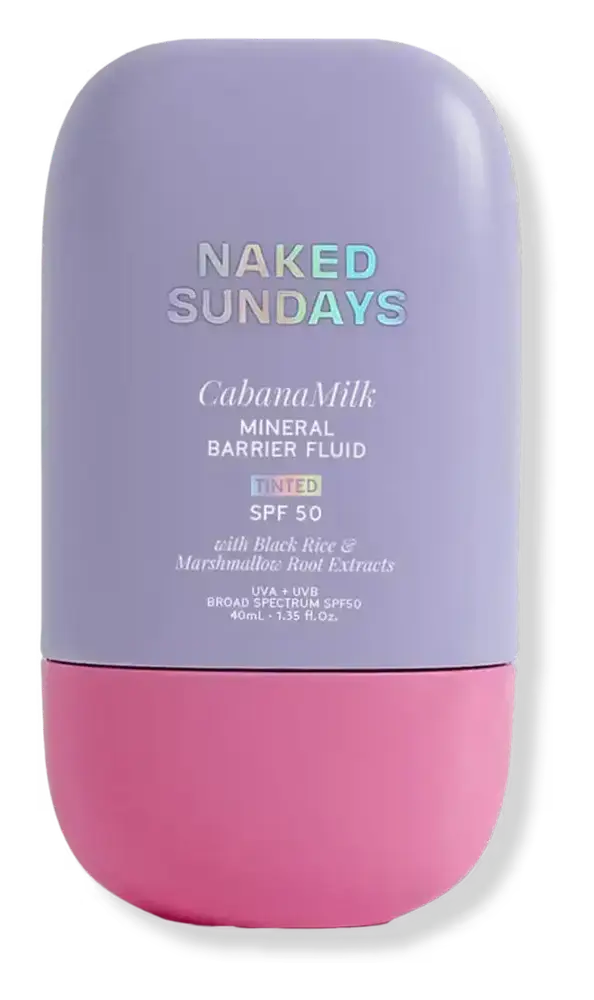 Naked Sundays CabanaMilk Mineral Barrier Fluid Tinted SPF 50