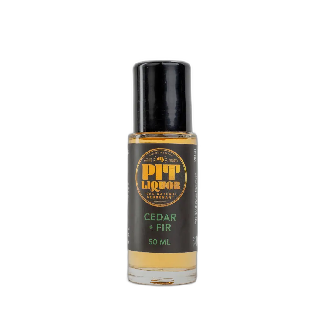 Pit Liquor Natural Deodorant Roll-On Cedar + Fir