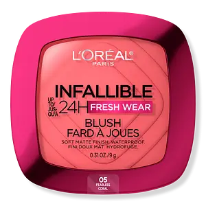 L'Oreal Infallible 24H Fresh Wear Soft Matte Blush 05 Fearless Coral