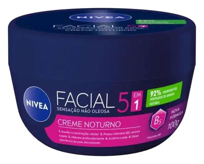 Nivea Creme Facial Noturno 5 em 1 (New Formulation)