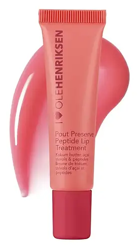 Olehenriksen Pout Preserve Peptide Lip Treatment Strawberry Sorbet
