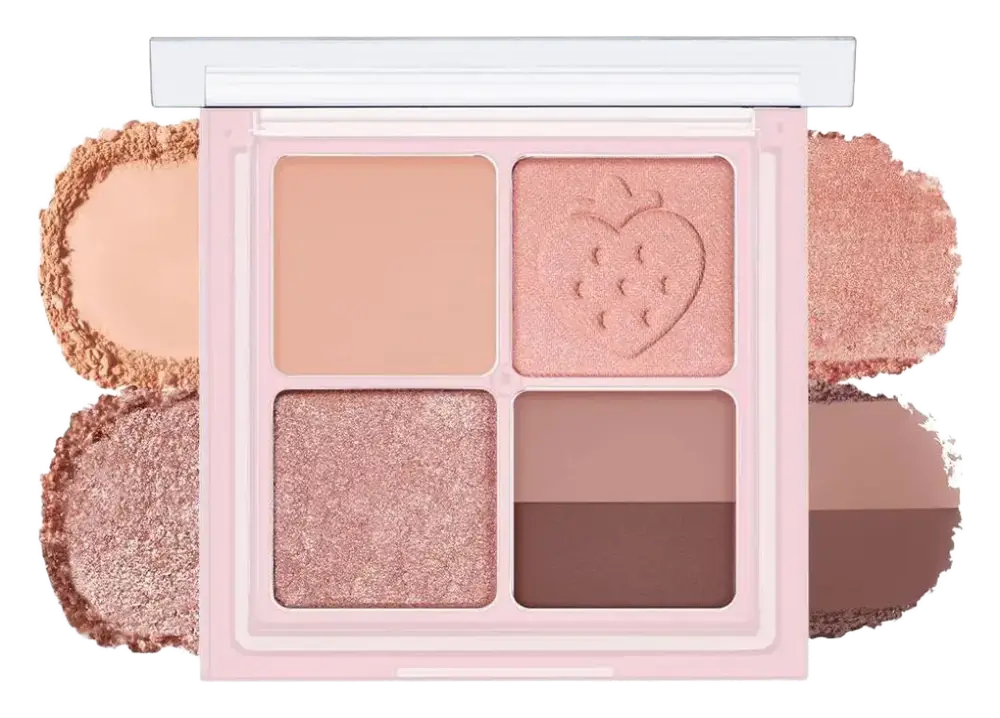 Peripera Ink Pocket Shadow Palette 08 Strawberry In Mute